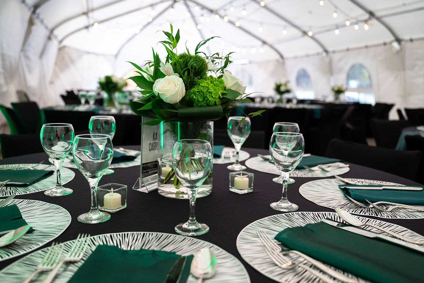 Social event decorating in Anchorage, Alaska